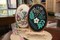 Maydear 4 Pack Embroidery Starter Kit with Pattern, Stamped Cross Stitch Kits for Beginners Adults with Embroidery Hoop and Instructions, Hand Embroidery Kit Cross Stitch Kits Stamped
